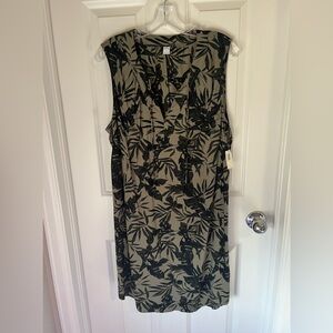Old Navy Green Floral Dress